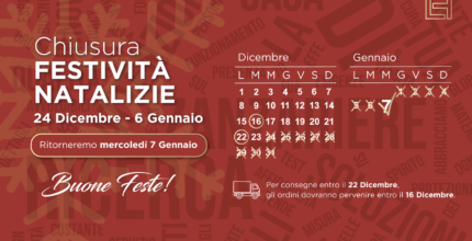 Chiusura Festività Natalizie 2025–2026