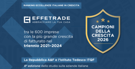 EFFE TRADE tra i "Campioni della Crescita 2026" in Italia