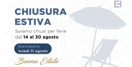 Chiusura estiva agosto 2026
